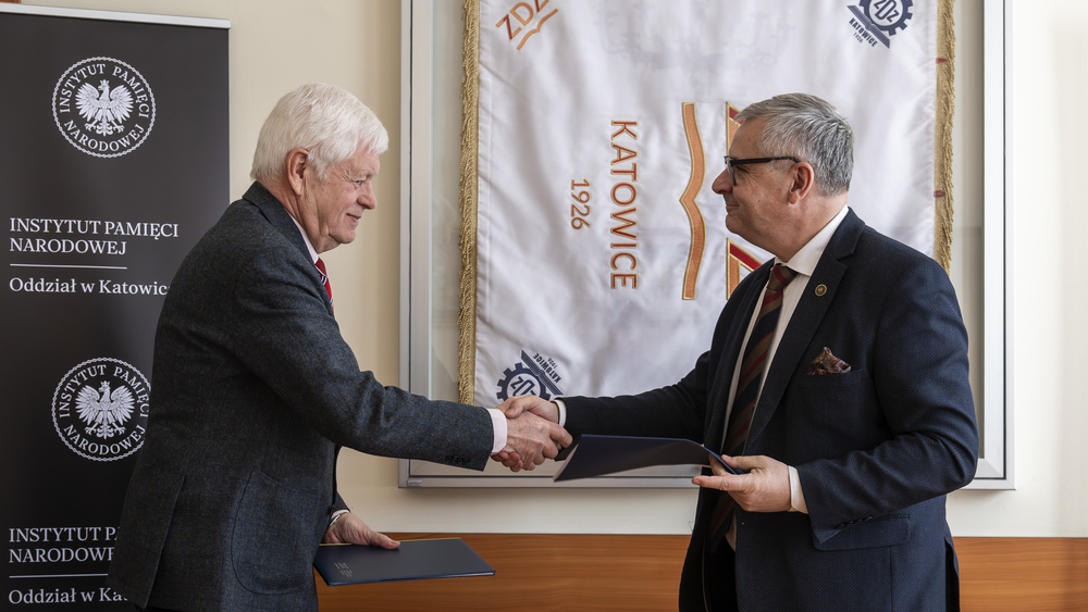 Porozumienie o współpracy pomiędzy katowickim IPN a Zakładem Doskonalenia Zawodowego w Katowicach – Katowice, 5 marca 2025. Fot.: IPN Krzysztof Łojko