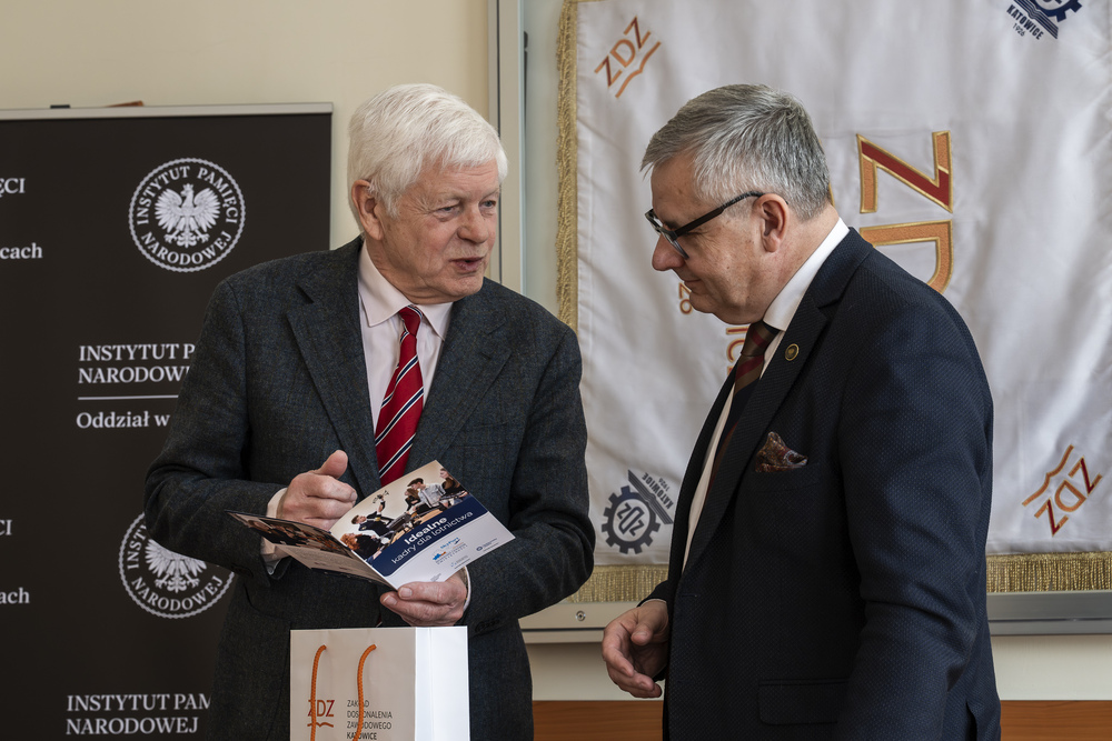 Porozumienie o współpracy pomiędzy katowickim IPN a Zakładem Doskonalenia Zawodowego w Katowicach – Katowice, 5 marca 2025. Fot.: IPN Krzysztof Łojko