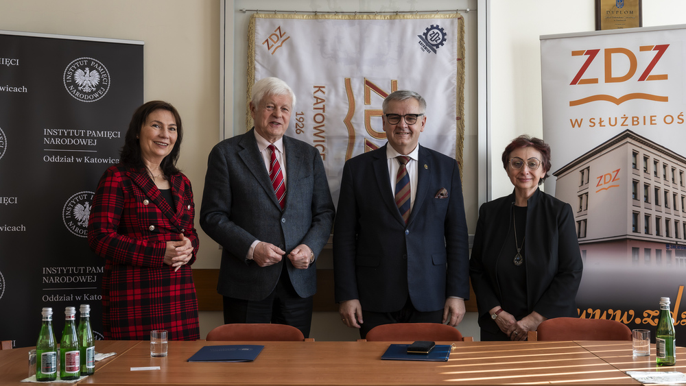 Porozumienie o współpracy pomiędzy katowickim IPN a Zakładem Doskonalenia Zawodowego w Katowicach – Katowice, 5 marca 2025. Fot.: IPN Krzysztof Łojko