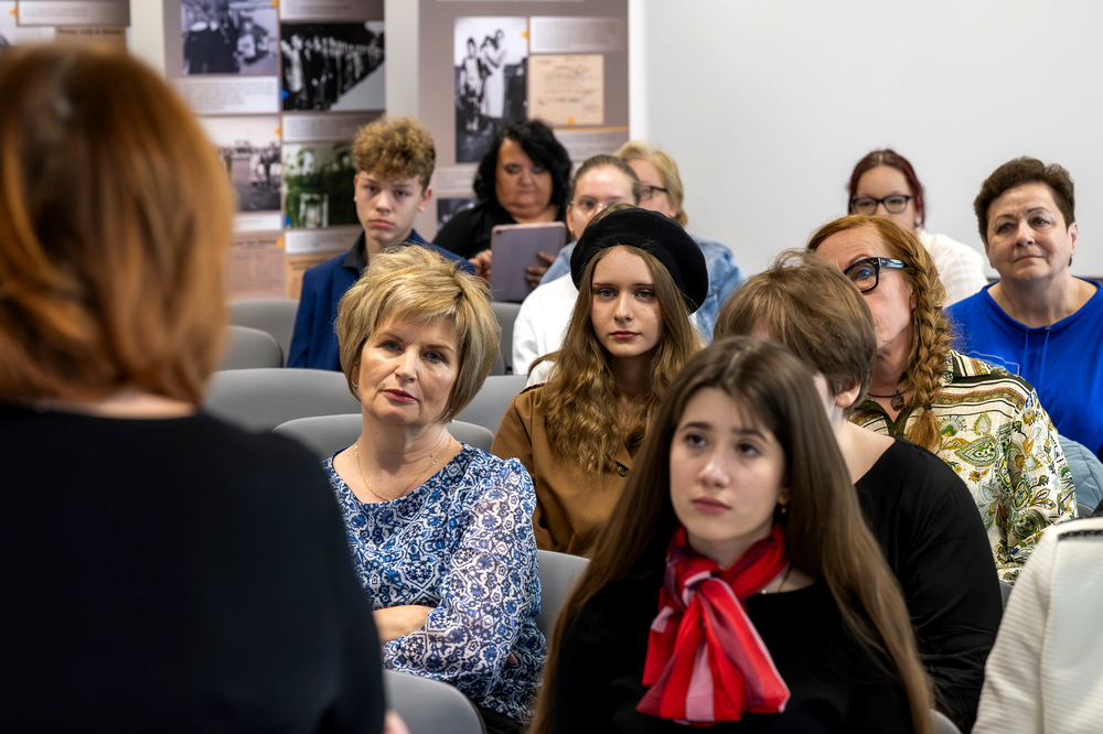 Półfinały XI edycji ogólnopolskiego konkursu recytatorskiego„W kręgu poezji i prozy lagrowej więźniarek KL Ravensbrück im. Wandy Półtawskiej” – Katowice, 12 marca 2025. Fot.: IPN Krzysztof Łojko