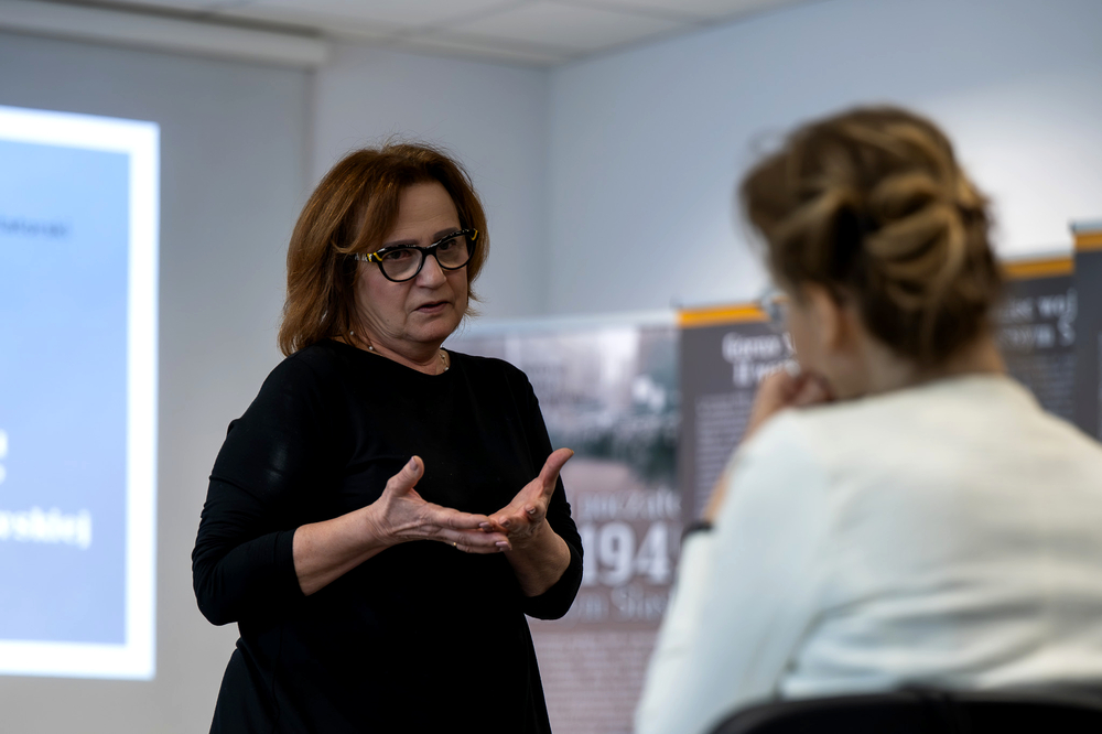 Półfinały XI edycji ogólnopolskiego konkursu recytatorskiego„W kręgu poezji i prozy lagrowej więźniarek KL Ravensbrück im. Wandy Półtawskiej” – Katowice, 12 marca 2025. Fot.: IPN Krzysztof Łojko