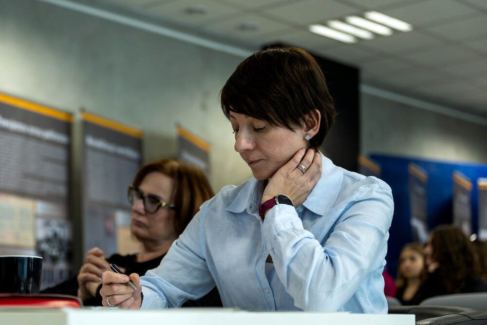 Półfinały XI edycji ogólnopolskiego konkursu recytatorskiego„W kręgu poezji i prozy lagrowej więźniarek KL Ravensbrück im. Wandy Półtawskiej” – Katowice, 12 marca 2025. Fot.: IPN Krzysztof Łojko