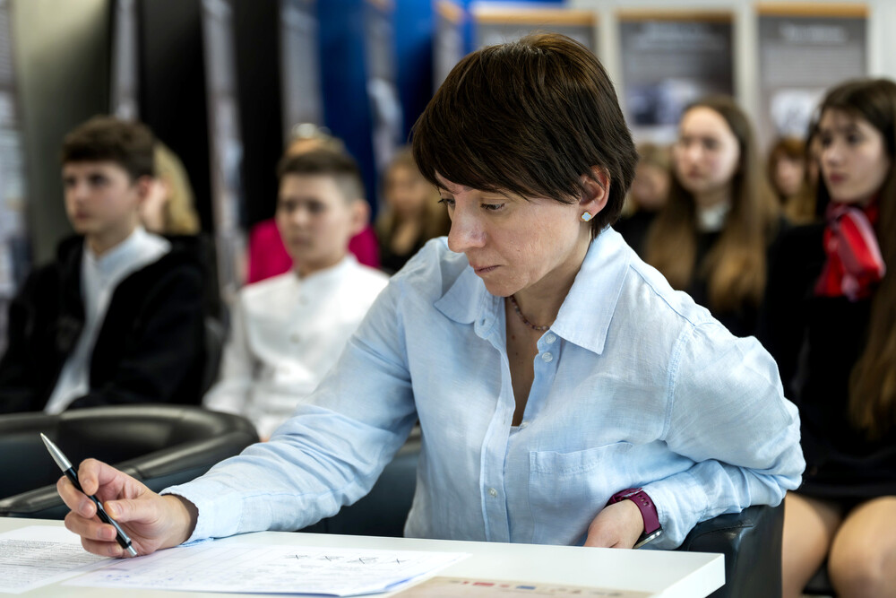 Półfinały XI edycji ogólnopolskiego konkursu recytatorskiego„W kręgu poezji i prozy lagrowej więźniarek KL Ravensbrück im. Wandy Półtawskiej” – Katowice, 12 marca 2025. Fot.: IPN Krzysztof Łojko