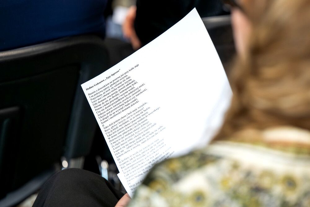 Półfinały XI edycji ogólnopolskiego konkursu recytatorskiego„W kręgu poezji i prozy lagrowej więźniarek KL Ravensbrück im. Wandy Półtawskiej” – Katowice, 12 marca 2025. Fot.: IPN Krzysztof Łojko