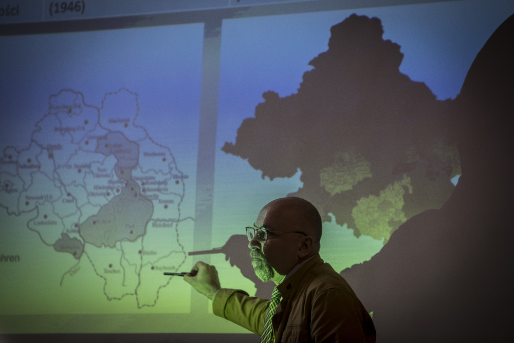 Wykład "Tragedia Górnośląska 1945. Fakty. Interpretacje. Hipotezy." – Bieruń, 11 marca 2025. Fot.: IPN.