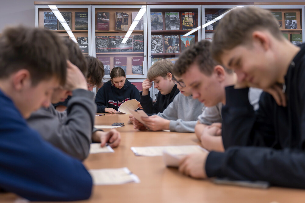 Zajęcia edukacyjne „Co kryją archiwa IPN“ – Katowice, 13 marca 2025. Fot.: IPN Krzysztof Łojko