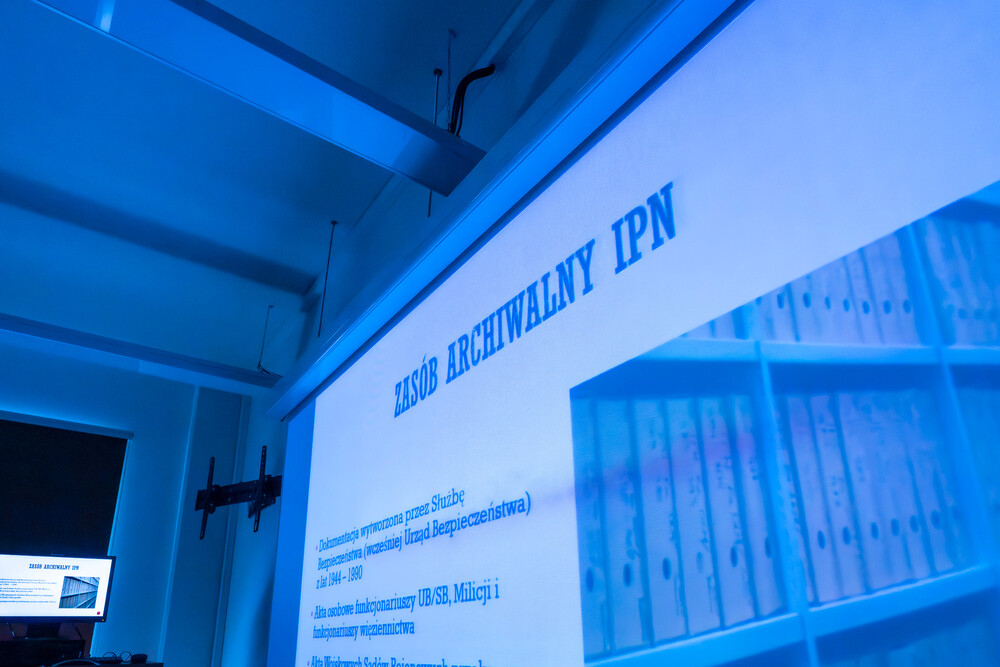 Zajęcia edukacyjne „Co kryją archiwa IPN“ – Katowice, 13 marca 2025. Fot.: IPN Krzysztof Łojko