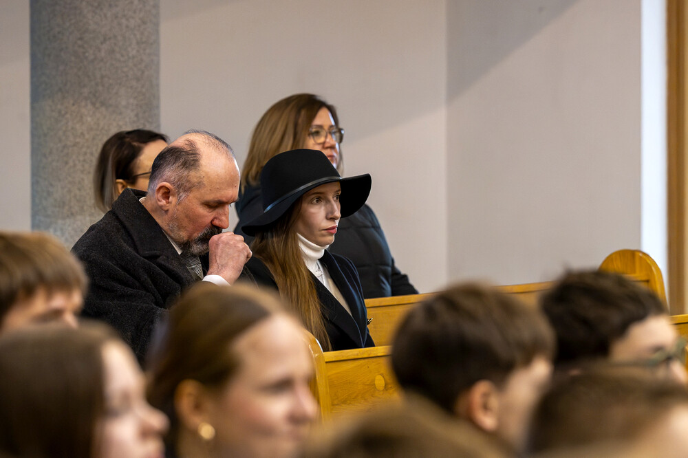 Upamiętnienie młodzieżowej organizacji antykomunistycznej „Tajne Harcerstwo Krajowe – Szeregi Wolności“ – Lędziny, 14 marca 2025. Fot.: IPN Krzysztof Łojko