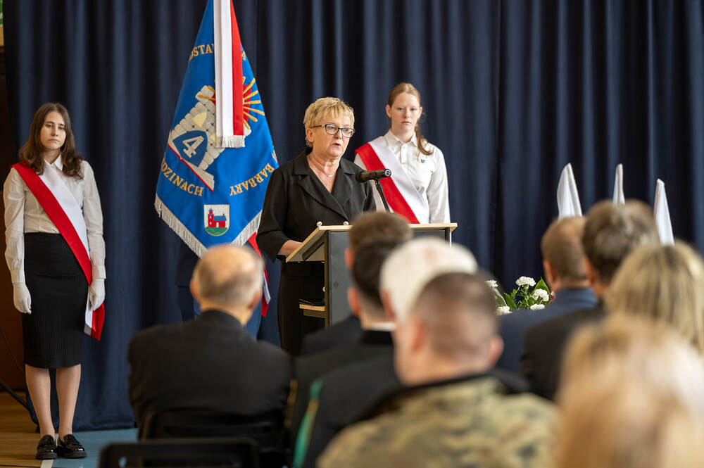 Upamiętnienie młodzieżowej organizacji antykomunistycznej „Tajne Harcerstwo Krajowe – Szeregi Wolności“ – Lędziny, 14 marca 2025. Fot.: IPN Krzysztof Łojko