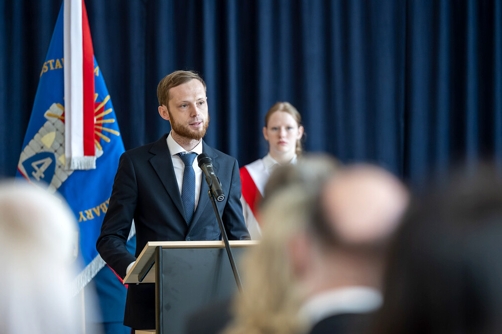 Upamiętnienie młodzieżowej organizacji antykomunistycznej „Tajne Harcerstwo Krajowe – Szeregi Wolności“ – Lędziny, 14 marca 2025. Fot.: IPN Krzysztof Łojko