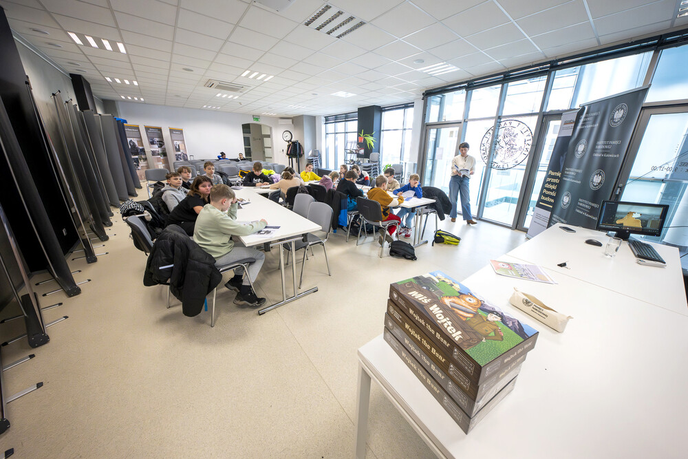 Zajęcia dla najmłodszych w Przystanku Historia w Katowicach: „Co by było, gdyby zwierzęta mówiły?” – Katowice, 18 marca 2025. Fot.: IPN Krzysztof Łojko