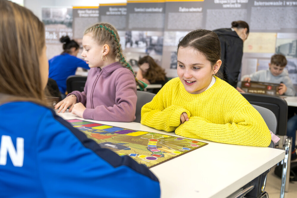 Zajęcia dla najmłodszych w Przystanku Historia w Katowicach: „Co by było, gdyby zwierzęta mówiły?” – Katowice, 18 marca 2025. Fot.: IPN Krzysztof Łojko