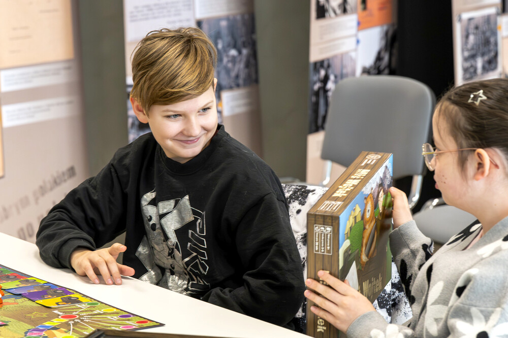 Zajęcia dla najmłodszych w Przystanku Historia w Katowicach: „Co by było, gdyby zwierzęta mówiły?” – Katowice, 18 marca 2025. Fot.: IPN Krzysztof Łojko