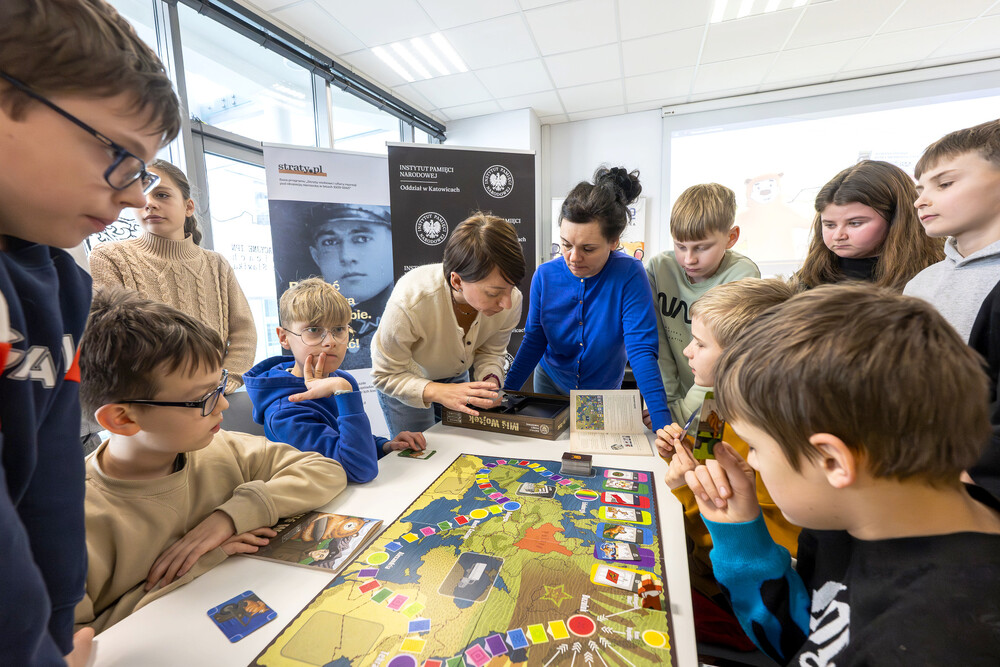 Zajęcia dla najmłodszych w Przystanku Historia w Katowicach: „Co by było, gdyby zwierzęta mówiły?” – Katowice, 18 marca 2025. Fot.: IPN Krzysztof Łojko