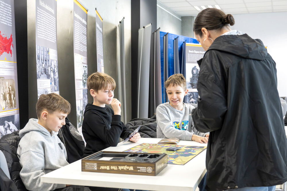 Zajęcia dla najmłodszych w Przystanku Historia w Katowicach: „Co by było, gdyby zwierzęta mówiły?” – Katowice, 18 marca 2025. Fot.: IPN Krzysztof Łojko