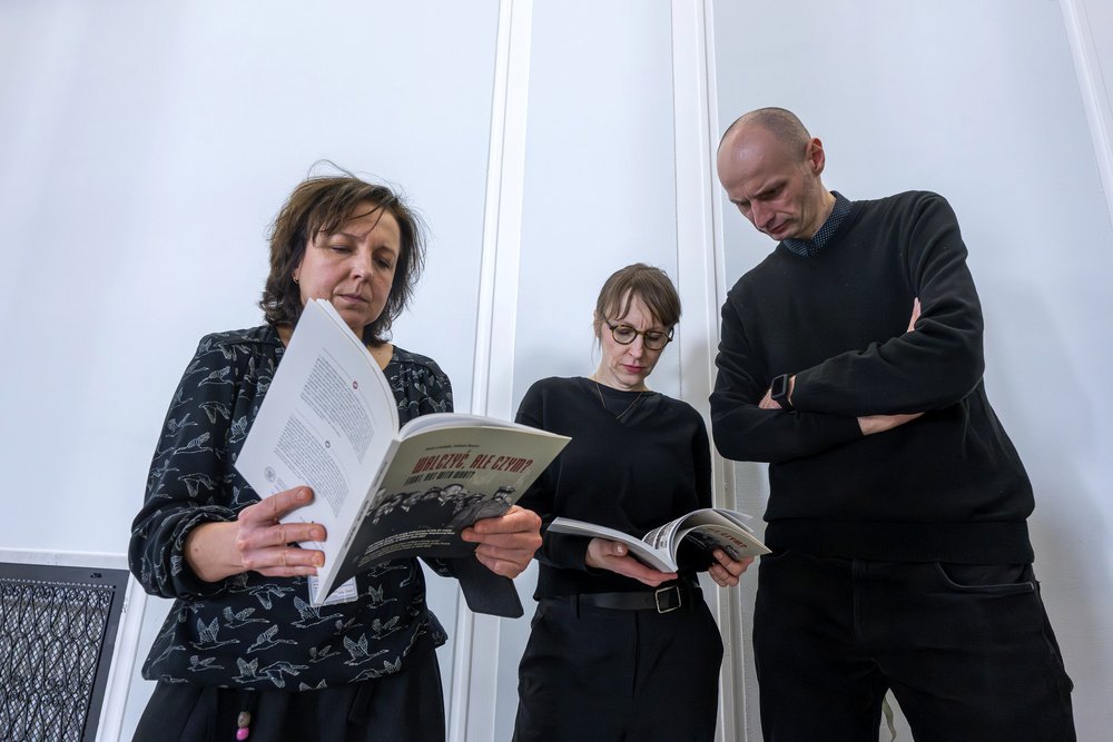 Otwarcie wystawy „Walczyć, ale czym? Jak Polacy uzbroili swoją milionową armię do wojny z sowiecką Rosją? Działalność Polskiej Wojskowej Misji Zakupów w Paryżu w latach 1919-1921” – Warszawa, 19 marca 2025. Fot.: IPN Krzysztof Łojko