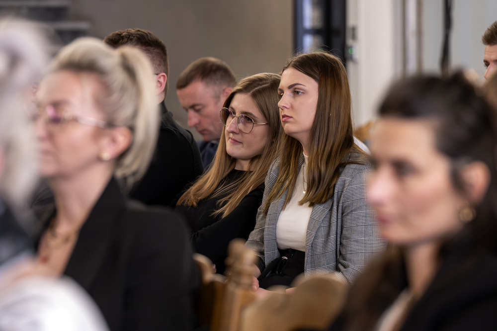 Otwarcie wystawy „Walczyć, ale czym? Jak Polacy uzbroili swoją milionową armię do wojny z sowiecką Rosją? Działalność Polskiej Wojskowej Misji Zakupów w Paryżu w latach 1919-1921” – Warszawa, 19 marca 2025. Fot.: IPN Krzysztof Łojko