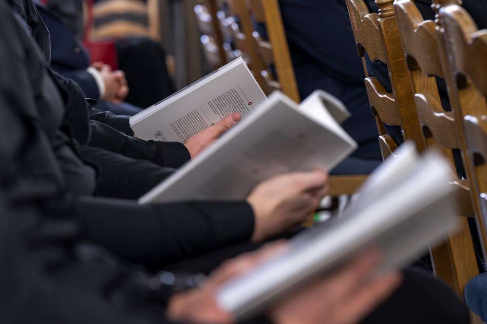 Otwarcie wystawy „Walczyć, ale czym? Jak Polacy uzbroili swoją milionową armię do wojny z sowiecką Rosją? Działalność Polskiej Wojskowej Misji Zakupów w Paryżu w latach 1919-1921” – Warszawa, 19 marca 2025. Fot.: IPN Krzysztof Łojko