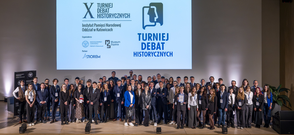 Faza eliminacyjna X Turnieju Debat Historycznych IPN w Katowicach, 27 marca 2025. Fot.: IPN Krzysztof Łojko