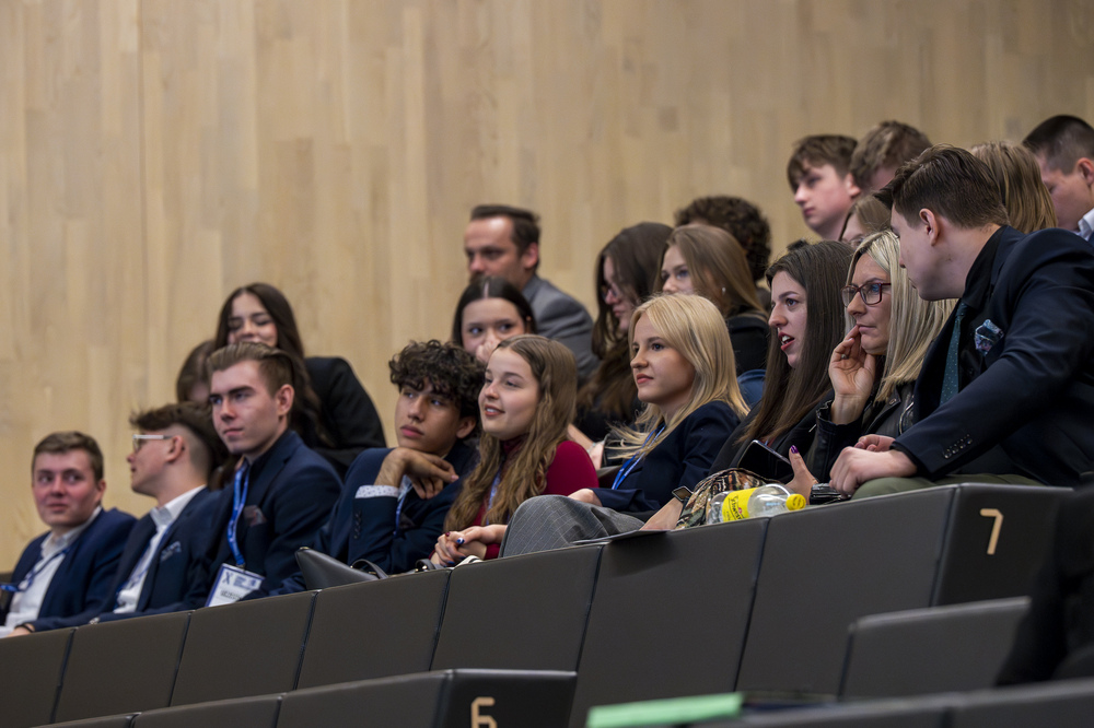 Faza eliminacyjna X Turnieju Debat Historycznych IPN w Katowicach, 27 marca 2025. Fot.: IPN Krzysztof Łojko