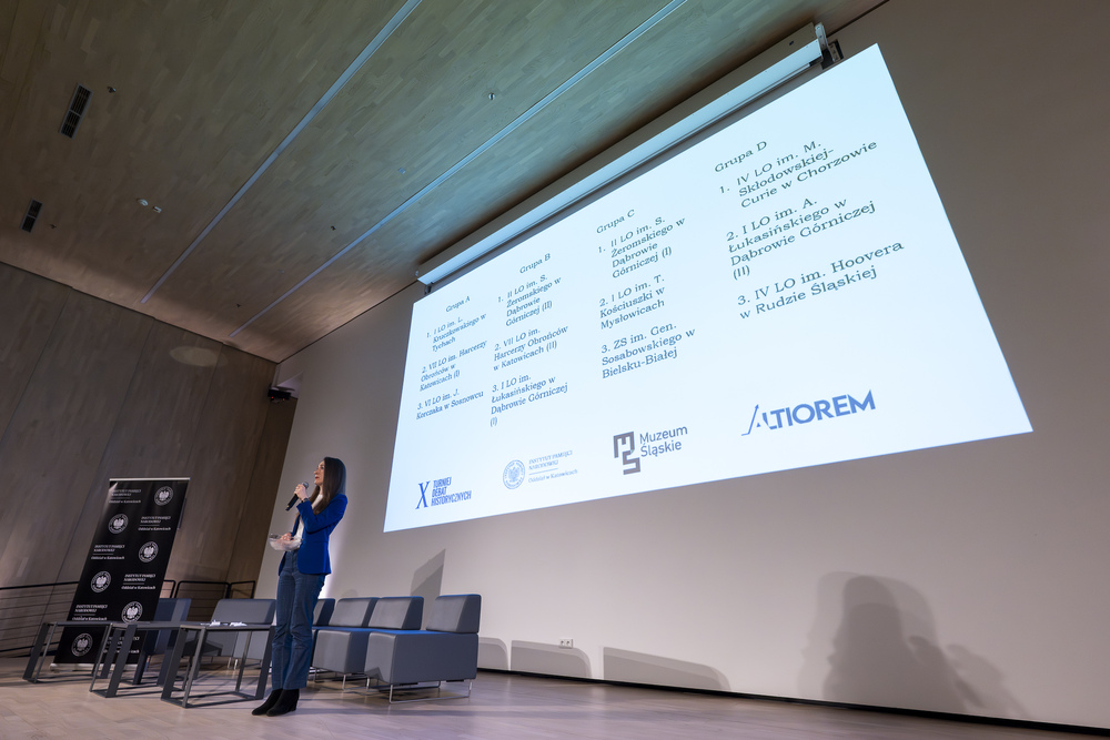 Faza eliminacyjna X Turnieju Debat Historycznych IPN w Katowicach, 27 marca 2025. Fot.: IPN Krzysztof Łojko