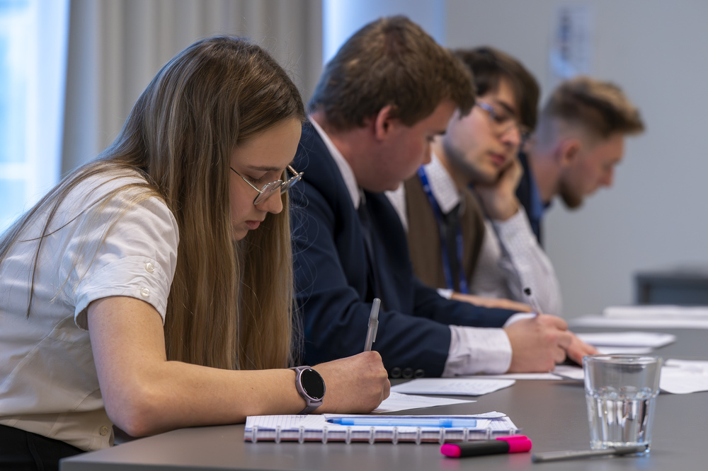 Faza eliminacyjna X Turnieju Debat Historycznych IPN w Katowicach, 27 marca 2025. Fot.: IPN Krzysztof Łojko