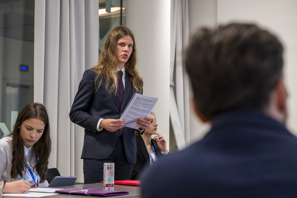 Faza eliminacyjna X Turnieju Debat Historycznych IPN w Katowicach, 27 marca 2025. Fot.: IPN Krzysztof Łojko