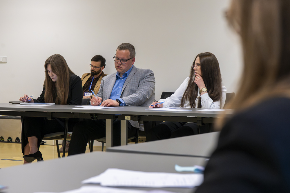 Faza eliminacyjna X Turnieju Debat Historycznych IPN w Katowicach, 27 marca 2025. Fot.: IPN Krzysztof Łojko