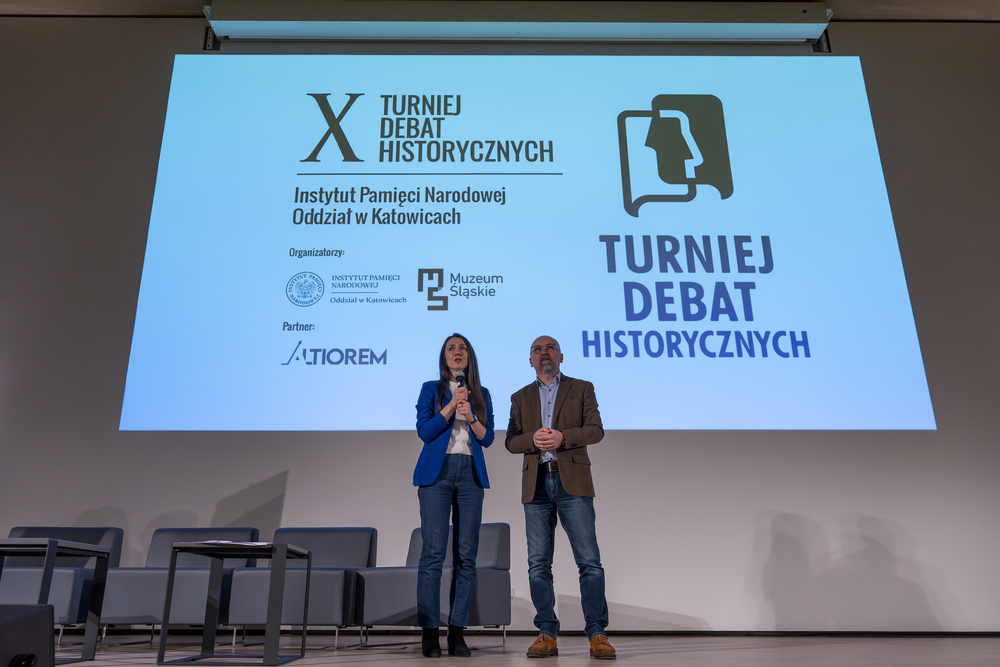 Faza eliminacyjna X Turnieju Debat Historycznych IPN w Katowicach, 27 marca 2025. Fot.: IPN Krzysztof Łojko