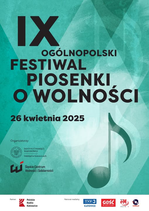 Lista osób zakwalifikowanych do etapu finałowego IX Ogólnopolskiego Festiwalu Piosenki o Wolności