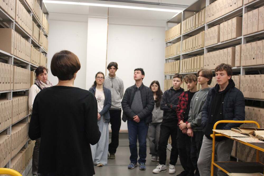 Zajęcia edukacyjne „Co kryją archiwa IPN“.  Fot. Renata Skoczek/IPN