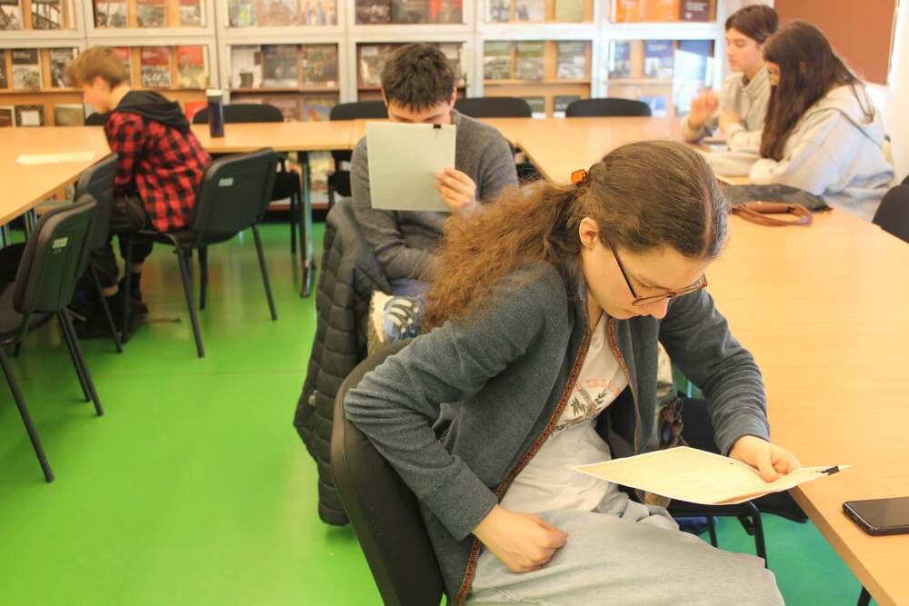 Zajęcia edukacyjne „Co kryją archiwa IPN“.  Fot. Renata Skoczek/IPN