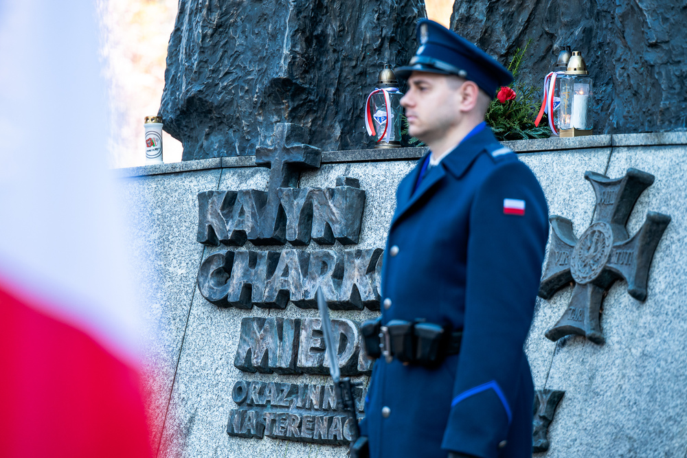 III Katyński Marsz Pamięci Służb Mundurowych Województwa Śląskiego – Katowice, 3 kwietnia 2025. Fot.: IPN Krzysztof Łojko