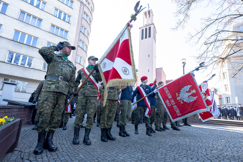 III Katyński Marsz Pamięci Służb Mundurowych Województwa Śląskiego – Katowice, 3 kwietnia 2025. Fot.: IPN Krzysztof Łojko