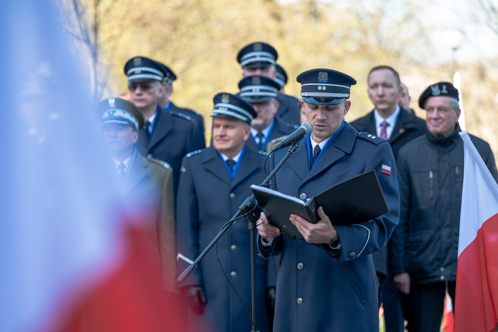 III Katyński Marsz Pamięci Służb Mundurowych Województwa Śląskiego – Katowice, 3 kwietnia 2025. Fot.: IPN Krzysztof Łojko