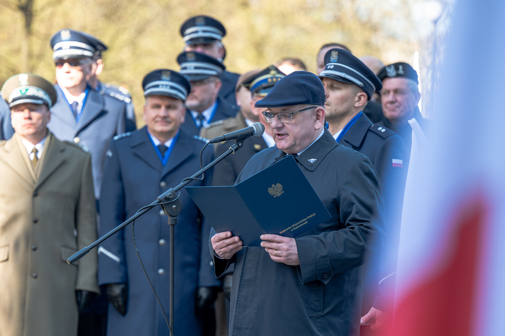 III Katyński Marsz Pamięci Służb Mundurowych Województwa Śląskiego – Katowice, 3 kwietnia 2025. Fot.: IPN Krzysztof Łojko