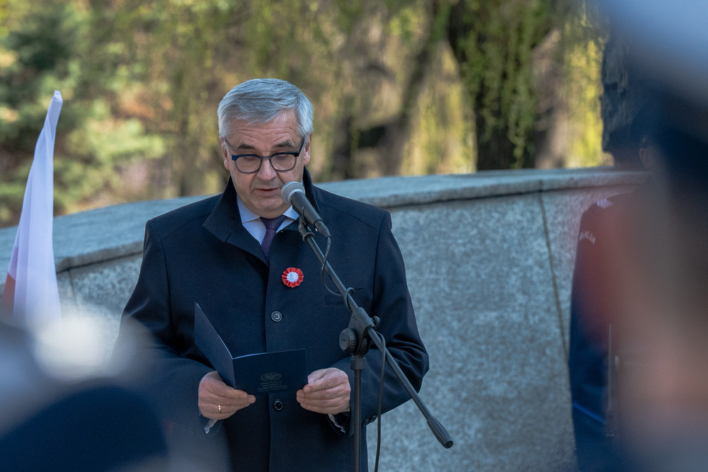 III Katyński Marsz Pamięci Służb Mundurowych Województwa Śląskiego – Katowice, 3 kwietnia 2025. Fot.: IPN Krzysztof Łojko