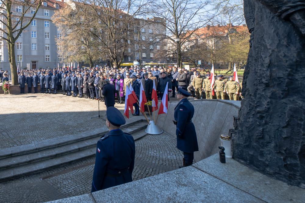 III Katyński Marsz Pamięci Służb Mundurowych Województwa Śląskiego – Katowice, 3 kwietnia 2025. Fot.: IPN Krzysztof Łojko