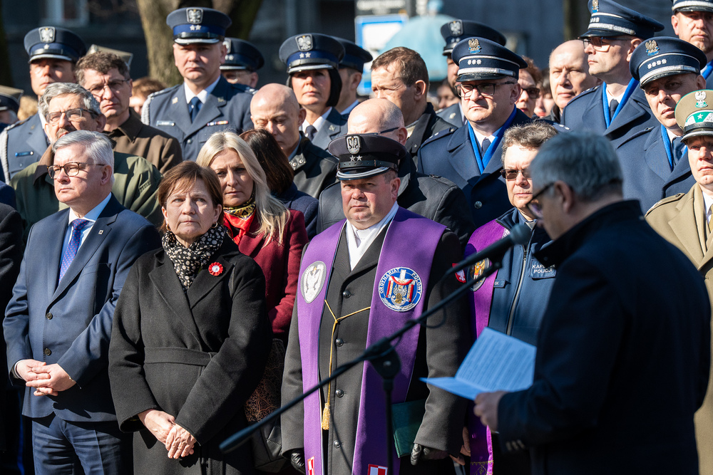 III Katyński Marsz Pamięci Służb Mundurowych Województwa Śląskiego – Katowice, 3 kwietnia 2025. Fot.: IPN Krzysztof Łojko