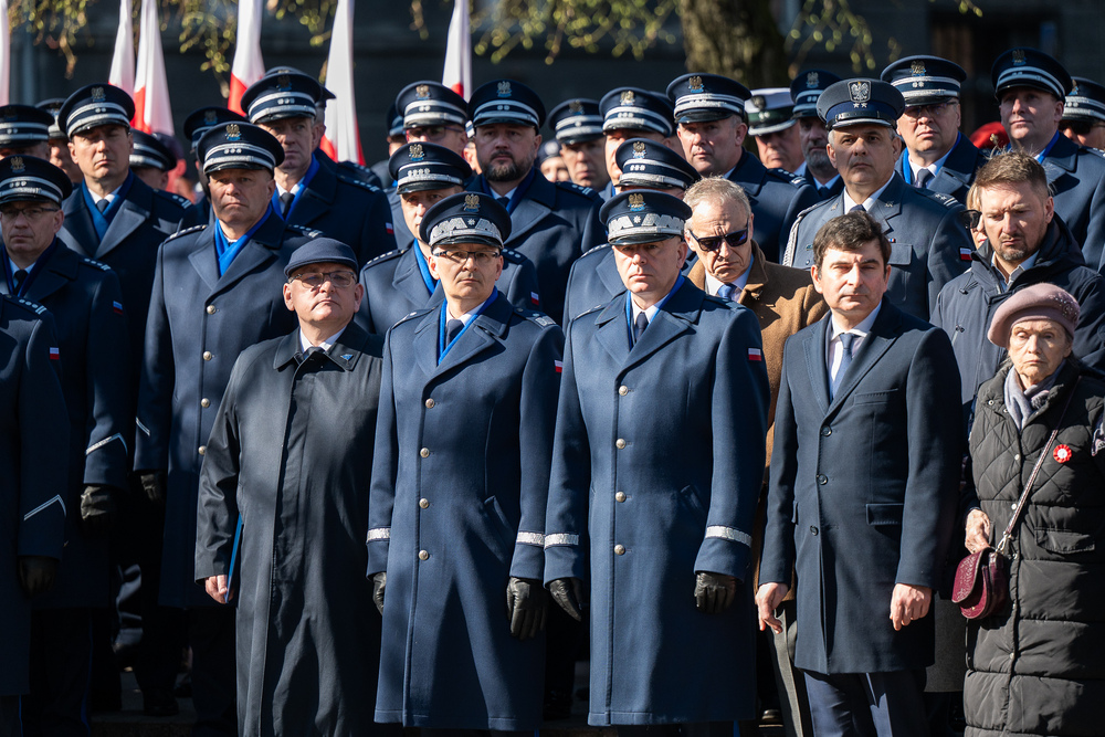 III Katyński Marsz Pamięci Służb Mundurowych Województwa Śląskiego – Katowice, 3 kwietnia 2025. Fot.: IPN Krzysztof Łojko