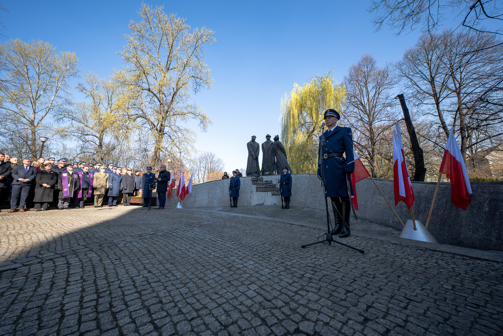 III Katyński Marsz Pamięci Służb Mundurowych Województwa Śląskiego – Katowice, 3 kwietnia 2025. Fot.: IPN Krzysztof Łojko