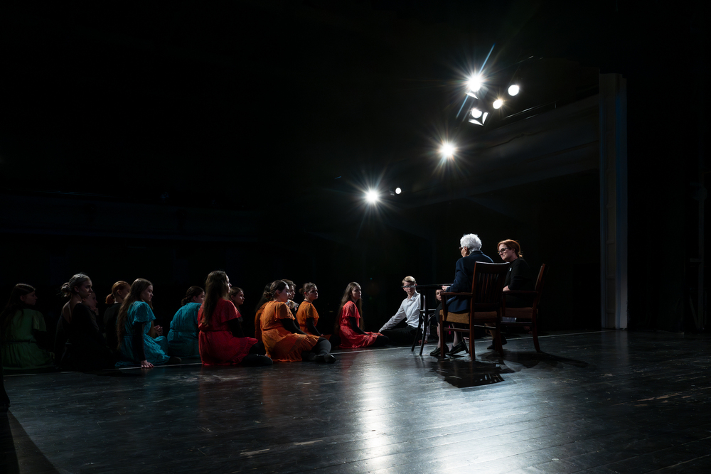 Gala finałowa XI edycji ogólnopolskiego konkursu recytatorskiego „W kręgu poezji i prozy lagrowej więźniarek KL Ravensbrück“ im. Wandy Półtawskiej – Ruda Śląska, 9 kwietnia 2025. Fot.: IPN Krzysztof Łojko