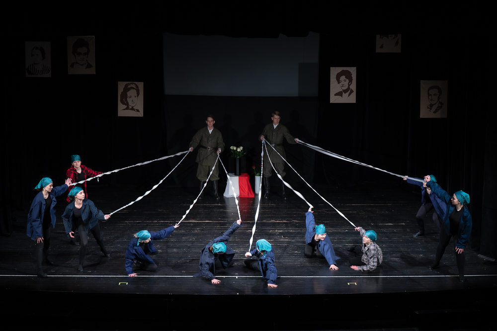 Gala finałowa XI edycji ogólnopolskiego konkursu recytatorskiego „W kręgu poezji i prozy lagrowej więźniarek KL Ravensbrück“ im. Wandy Półtawskiej – Ruda Śląska, 9 kwietnia 2025. Fot.: IPN Krzysztof Łojko