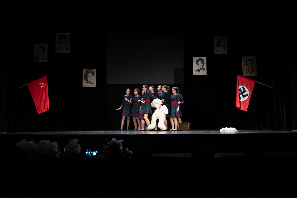 Gala finałowa XI edycji ogólnopolskiego konkursu recytatorskiego „W kręgu poezji i prozy lagrowej więźniarek KL Ravensbrück“ im. Wandy Półtawskiej – Ruda Śląska, 9 kwietnia 2025. Fot.: IPN Krzysztof Łojko