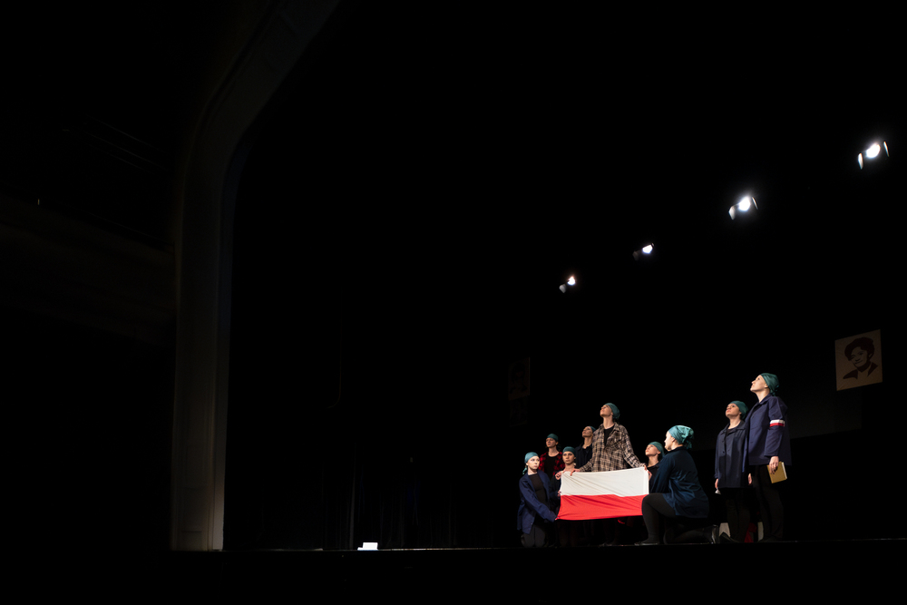 Gala finałowa XI edycji ogólnopolskiego konkursu recytatorskiego „W kręgu poezji i prozy lagrowej więźniarek KL Ravensbrück“ im. Wandy Półtawskiej – Ruda Śląska, 9 kwietnia 2025. Fot.: IPN Krzysztof Łojko