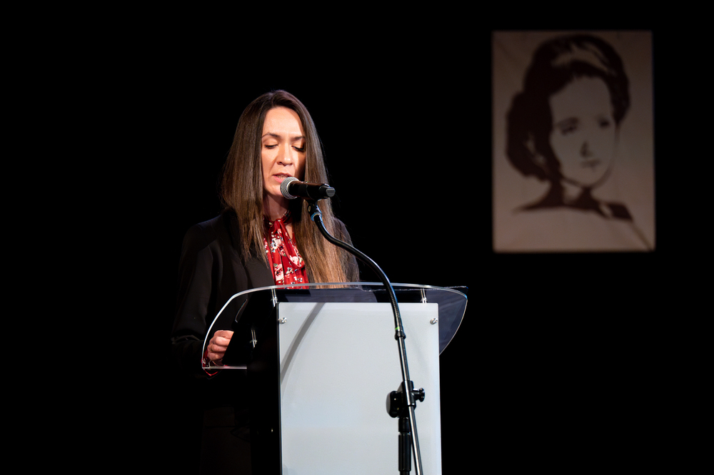 Gala finałowa XI edycji ogólnopolskiego konkursu recytatorskiego „W kręgu poezji i prozy lagrowej więźniarek KL Ravensbrück“ im. Wandy Półtawskiej – Ruda Śląska, 9 kwietnia 2025. Fot.: IPN Krzysztof Łojko