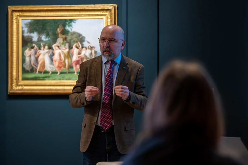 Wykład dla młodzieży: "...ofiary były całkowicie zaskoczone śmiercią". Modus operandi zbrodni katyńskiej a pamięć zbiorowa Polaków. – Tarnowskie Góry, 8 kwietnia 2025. Fot.: IPN Krzysztof Łojko
