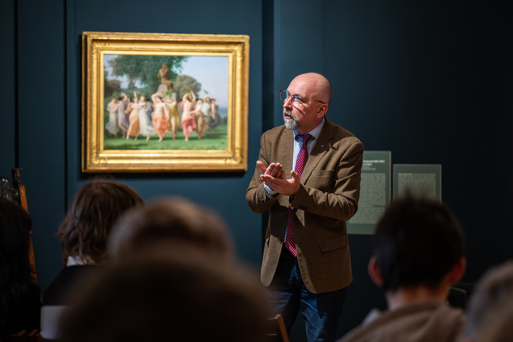Wykład dla młodzieży: "...ofiary były całkowicie zaskoczone śmiercią". Modus operandi zbrodni katyńskiej a pamięć zbiorowa Polaków. – Tarnowskie Góry, 8 kwietnia 2025. Fot.: IPN Krzysztof Łojko