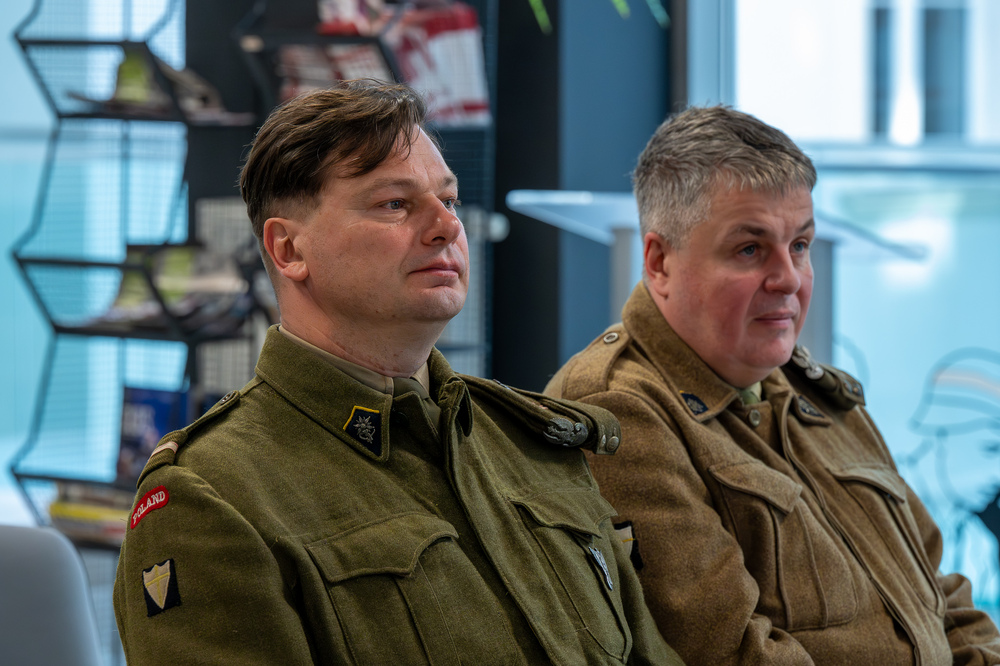 Spotkanie „Ślązacy pod dowództwem gen. Władysława Andersa - w 80. rocznicę bitwy o Bolonię" w ramach projektu „Czwartki z historią” – Katowice, 10 kwietnia 2025. Fot.: IPN Krzysztof Łojko