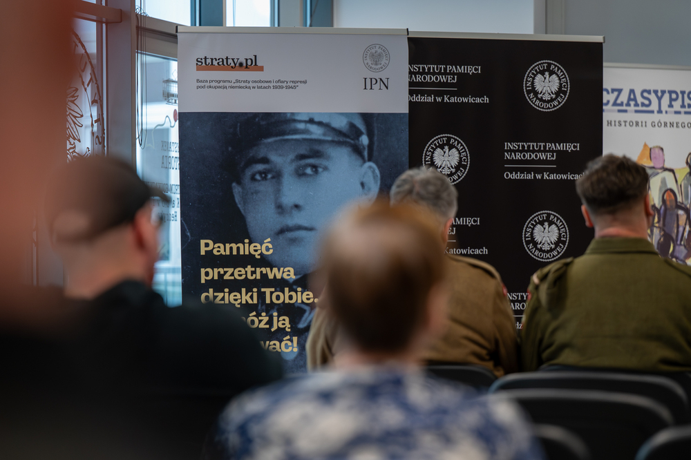 Spotkanie „Ślązacy pod dowództwem gen. Władysława Andersa - w 80. rocznicę bitwy o Bolonię" w ramach projektu „Czwartki z historią” – Katowice, 10 kwietnia 2025. Fot.: IPN Krzysztof Łojko